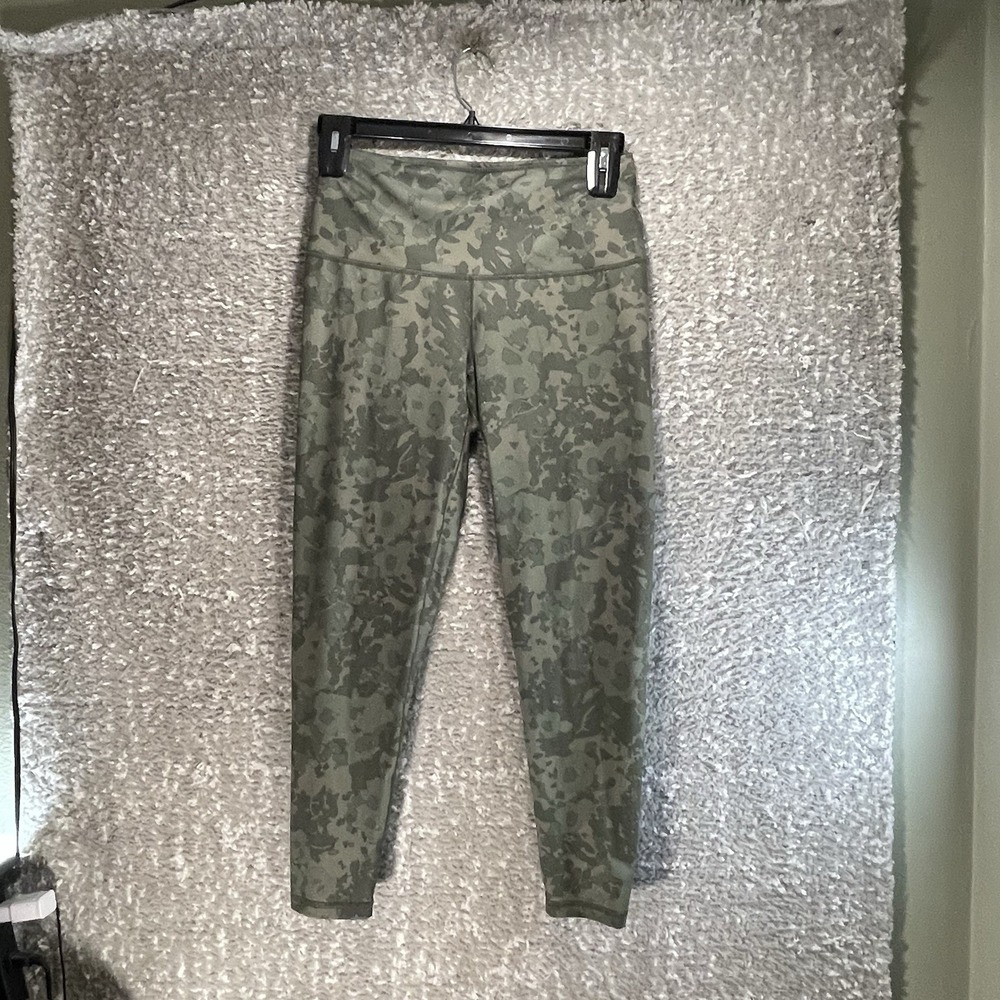 PrAna Camoflauge Leggings Large Polyester Sporty Training